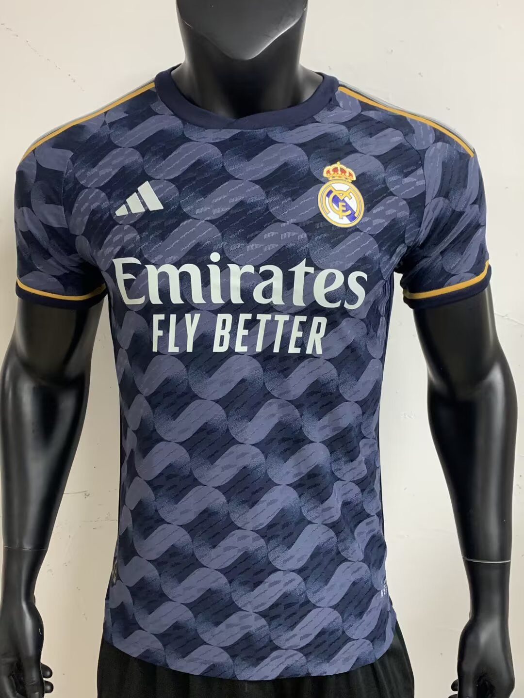 AAA Quality Real Madrid 23/24 Away Black/Grey Jersey(Player)